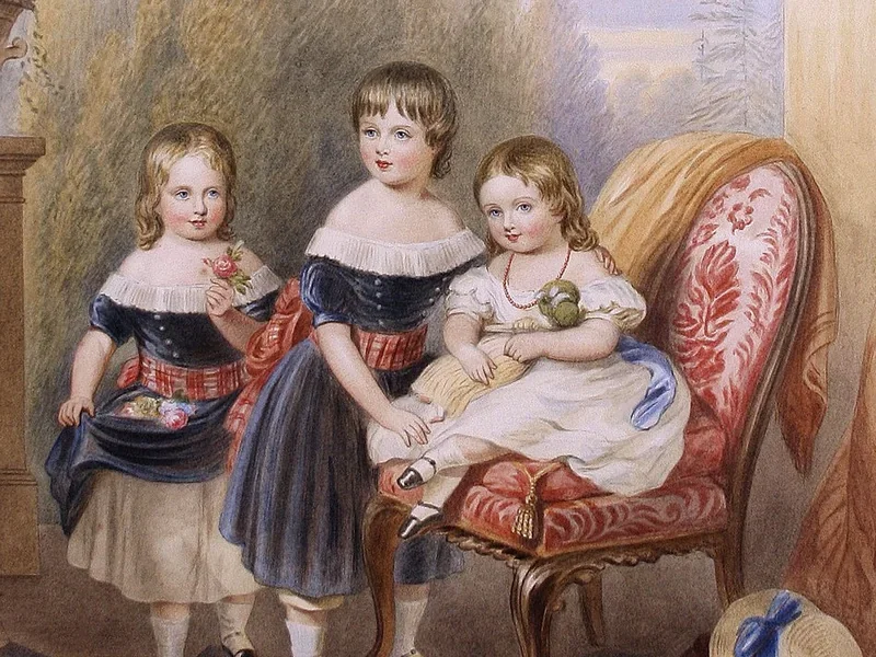 1827-Robert Hawker Dowling - I tre figli maggiori di Frederick John Howard